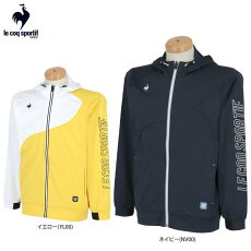 【50％OFF】ルコック メンズ 撥水 防風 ロゴ刺繍 ストレッチ 長袖 フルジップ パーカー QGMWJL52 [2023年秋冬モデル] 特価 【最短当日出荷】 ゴルフウェア