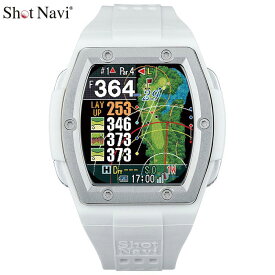 ショットナビ 腕時計型GPSゴルフナビ Shot Navi Crest II クレスト2 ホワイト　【あす楽対応】