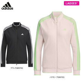 【67％OFF】 アディダス レディース スリーストライプス メッシュ切替 長袖 フルジップ トラック ジャケット IKK51 ゴルフウェア [春夏モデル] 特価