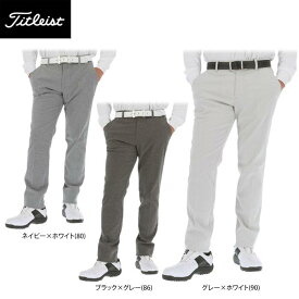 【全品P10倍＋最大10000円OFFクーポン配布中♪】7／10まで　【50％OFF】 タイトリスト メンズ ドビーストレッチ 小柄 テーパード ロングパンツ TKPMP364J [秋冬モデル] 特価 ゴルフウェア [裾上げ対応1●]