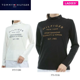 【44％OFF】 トミー ヒルフィガー ゴルフ レディース 起毛生地 ロゴプリント 長袖 モックネックシャツ THLA486 ゴルフウェア [秋冬モデル] 特価