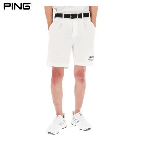 【全品10％OFFクーポン配布中！】8/3 23:59まで　【55％OFF】 ピンゴルフ メンズ 布帛 撥水 ショートパンツ 621-4132301 [2024年モデル] ゴルフウェア [春夏モデル] 特価