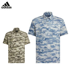 【7月14日〜16日はP15倍！】【50％OFF】 アディダス メンズ カモフラージュ柄 半袖 ポロシャツ KVH24 ゴルフウェア [2025年春夏モデル] 特価