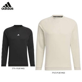 【50％OFF】 アディダス ユニセックス ULTIMATE365 ロゴジャガード 裏フリース ストレッチ 長袖 クルーネック プルオーバー KRK30 ゴルフウェア [2024年秋冬モデル] 特価
