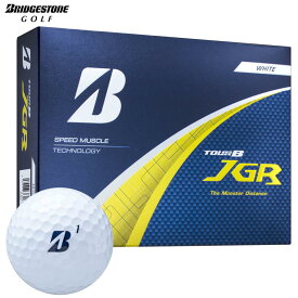 【最大1万円割引クーポン配布中！　ブリヂストン TOUR B JGR ツアーB ジェイジーアール ゴルフボール 1ダース （12球入り） ホワイト [2025年モデル]