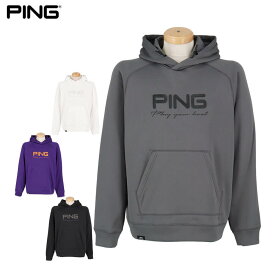 ピンゴルフ メンズ ロゴプリント 長袖 フーディー 621-5262800 ゴルフウェア [2025年秋冬モデル]