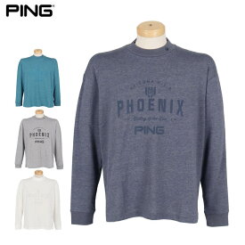 ピンゴルフ メンズ ル—ズシルエット 長袖 ハイネックシャツ 621-5266800 ゴルフウェア [2025年秋冬モデル]