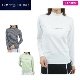 【ほぼ全品P10倍＋秋冬ウェア10％割引クーポン！】11/10まで　トミー ヒルフィガー ゴルフ レディース ベア天 長袖 モックネック シャツ THLA563 ゴルフウェア [2025年秋冬モデル]