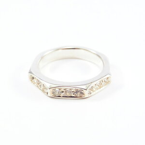 Vo[925 zCggp[Y YO SILVERBlack spinel̊􉽊wIȌ`GbW[V[vȃCŗ݁AtHɍSV[YiOctagon Ring Lightj