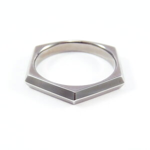 Vo[925 YO 􉽊wIȌ`GbW[V[vȃCŗ݁AtHɍSV[YiHexagon Plain Ring Darkj