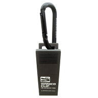 厚手グローブや湿ったタオルをしっかりキャッチ！　カラビナ付きクリップホルダー NPT-14　ブラック 冒険…