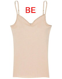 【HANRO】〜COTTON　SEAMLESS〜カップ付キャミソールインナー