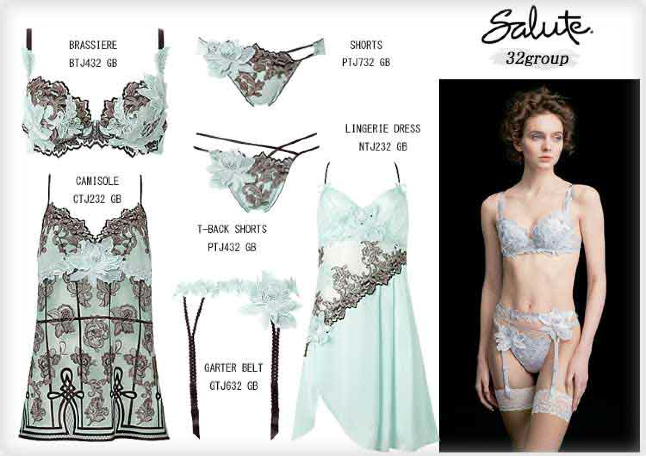 新作20%OFF!!【ワコール　サルート】32グループ
