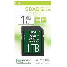 SDXCカード LAZOS ラソス L-B1000SD10-U3V30A2 V30 A2 シリーズ 1TB 工具 DIY 【新品】 新着
