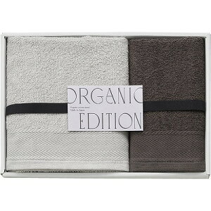 オーガニックエディション オーガニックコットン使用国産フェイスタオル&ウォッシュタオル OE1015 内祝い お返し ギフトセット 出産内祝い 結婚内祝い 御祝 初節句 お供え 御供 お歳暮 御歳