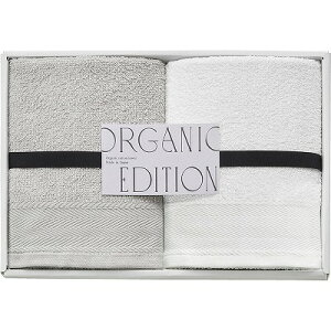 オーガニックエディション オーガニックコットン使用国産フェイスタオル2P OE1020 内祝い お返し ギフトセット 出産内祝い 結婚内祝い 御祝 初節句 お供え 御供 お歳暮 御歳暮 七五三内祝 香