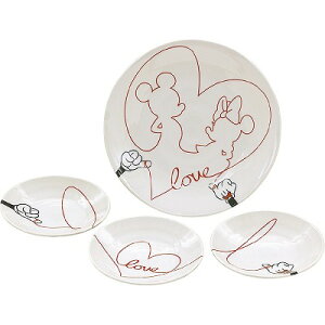 送料無料 送料込 ディズニーキャラクター ラブイズ 取り分けセット 3307-04 内祝い お返し ギフトセット 出産内祝い 結婚内祝い 御祝 初節句内祝 お供え 御供 お歳暮 御歳暮 七五三内祝 香典返