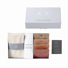 送料無料 送料込 OCEAN&TERRE トートバッグ＆Speciality Coffeeセット ギフトセット 内祝い 出産内祝い 結婚内祝い 入学内祝い お中元 父の日 内祝 法要 香典返し 粗供養 お供え 快気祝い 快気内祝い