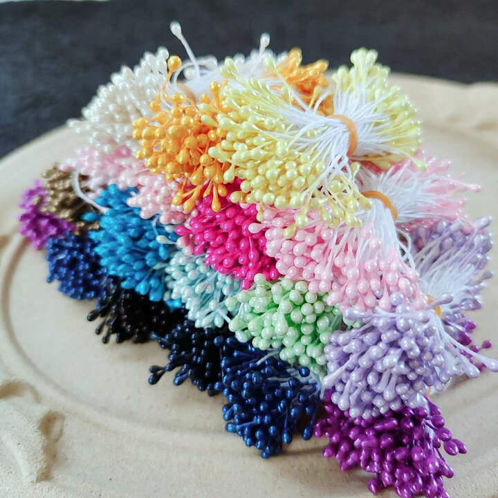 楽天市場】パールカラー 1束×150本 花芯 つまみ細工 ペップ  