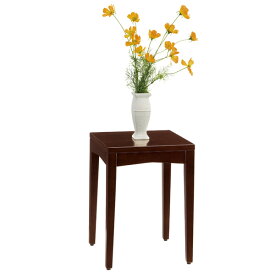 【送料無料】シンプルなデザインの木製ロースタンド ナイトテーブルシェルト0504BR