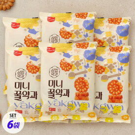 [SAMLIP] サムリップ はちみつミニヤッカ 6袋セット / 140g×6個 薬菓 mini 薬菓 ヤッカ 伝統菓子韓国伝統お菓子 香ばしい風味 韓国デザート
