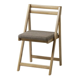 ブレッタ Brette フォールディングチェア 株式会社弘益 WFC-40-BR ダイニングチェア リビングチェア 椅子 イス オフィスチェア デスクチェア 折りたたみ コンパクト 省スペース 隙間 おしゃれ やさしい かわいい 天然木 木製 北欧 クッション