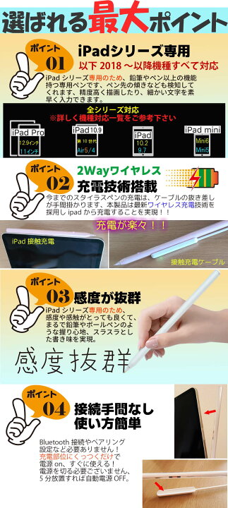 楽天市場】【楽天マラソン 数量限定クーポン】 ipad ペンシル 