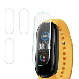 Xiaomi Mi band 6 スマートブレスレット画面保護フィルム 3枚セット PET素材 シャオミ Mi スマートバンド6 液晶保護フィルム 保護シート高透明 液晶保護 高光沢 傷防止 シャオミー