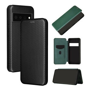 Pixel6/Pixel6 Pro ケース/カバー 手帳型 かわいい レザー カード収納 スリム カーボン調 おしゃれ Google グーグル ピクセル6 ピクセル6プロ 手帳型 かわいいレザーケース/カバー おすすめ おしゃれ