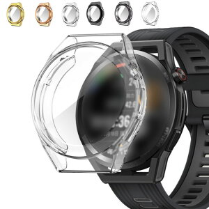 HUAWEI WATCH GT Runner �P�[�X �J�o�[ �ی�J�o�[/�P�[�X TPU ���b�L �v���e�N�^�[�J�o�[ �t�@�[�E�F�C�E�H�b�` GT �����i�[ �ϏՌ� �\�t�g�J�o�[ ������� ��������