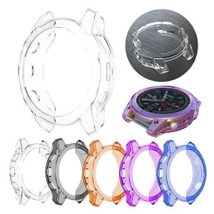 Garmin fenix 7 �P�[�X �J�o�[ fenix 7S fenix 7X �N���A�P�[�X �ی�P�[�X �\�t�g TPU �N���A �v���e�N�^�[ �ϏՌ� ���^ �y�� �\�t�g�P�[�X �K�[�~��