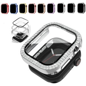 Apple Watch Series 9/8/7/Ultra 2/1 �P�[�X �K���X�t�B���� �P�[�X �J�o�[ ���킢�� ���C���X�g�[�� ���炫�� �t���J�o�[ �A�b�v���E�H�b�` �V���[�Y9/8/7/�E���g��2/1 41mm/45mm/49mm �n�[�h�P�[�X �ی�P�[