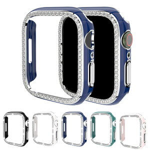 Apple Watch Series 9/8/7/Ultra 2/1 �P�[�X �J�o�[ ���킢�� �N���X�^�����f�R���[�V���� �A�b�v���E�H�b�` �V���[�Y9/8/7/�E���g��2/1 41mm/45mm/49mm ���b�L �n�[�h�J�o�[ �ی�P�[�X �����ȒP ��������