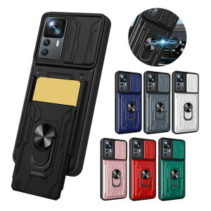 Xiaomi 12T �P�[�X �ϏՌ� Xiaomi 12T Pro �J�o�[ �X���C�h���J���������Y�J�o�[�t�� �����Y�ی� ��̌^�����O�t�� �J�[�h���[ �V���I�~ 12T/12T �v�� �A���h���C�h �������� ������� �X�}�[�g�t�H��