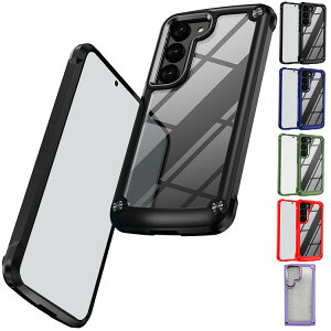 Galaxy S23 �P�[�X �ϏՌ� �J�o�[ �N���A�P�[�X 2�d�\�� �w�ʓ��� �J�o�[ S23+/S23 Ultra Samsung �T���X�� �M�����N�V�[S23/S23�v���X/S23�E���g�� �A���h���C�h �������� ������� �X�}�[�g�t�H���P�[�X