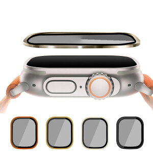 Apple Watch Ultra 2/1 �t���ی�t�B���� �`�����h�~ �S�ʕی� �����K���X �A���~ ���h�~ 49mm ���������� �A�b�v���E�H�b�` �E���g�� �t�B������� �v���e�N�^�[ �t�B���� �ی�V�[�g