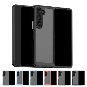 Galaxy Z Fold5 P[X Jo[ ϏՌ TPU+vX`bNP[X ubN Samsung TX MNV[ Z tH[h5 AhCh   X}zP[X Xgbvz[t
