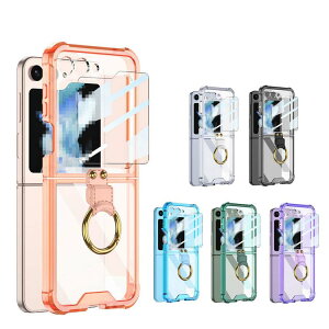 Galaxy Z Flip5 NAP[X ϏՌ Jo[ ܂肽݌^  p R[i[op[ ̌^Ot TufBXvCtیtBt KXtBt Vv Samsung TX