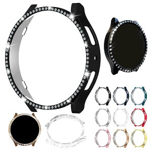 Galaxy Watch 6 ケース 耐衝撃 カバー かわいい/きらきら ラインストーン エレガント 保護ケース/カバー ギャラクシーウォッチ6 40/44mm 耐衝撃ケース/カバー 単色/クリア ハードケース おすすめ