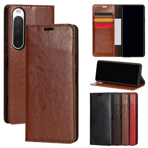 Sony Xperia 1 V ケース Xperia 10 V カバー 手帳型 スタンド機能 カード収納 紐 ストラップホール付き PUレザー ソニー エクスぺリア1/10 V 手帳型レザーケース アンドロイド おすすめ おしゃれ スマ