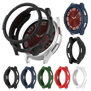 Galaxy Watch 6 Classic P[X Jo[ یP[X/Jo[ MNV[EHb`6 NbVbN 43/47mm TPU ϏՌP[X/Jo[ \tgP[X