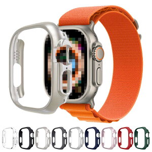 Apple Watch Ultra 2/1 �o���p�[ �P�[�X �ϏՌ� �v���X�`�b�N �n�[�h�P�[�X �o���p�[ 49mm ���������� �A�b�v���E�H�b�` �E���g��2/1 �J�o�[