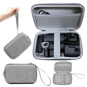 DJI Osmo Pocket 3 ケース カバー 耐衝撃 ストラップ付き オスモ ポケット3 収納ケースカバー ポーチ ポータブル EVAポーチケース キャリング ケース/カバー