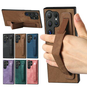 Galaxy S24 �P�[�X/�J�o�[ S24+/S24 Ultra PU���U�[ �w�ʃ��U�[�P�[�X �X�^���h�@�\ �Ў葀��ɕ֗��ȃx���g�t�� ������ �x���g �X�}�z�o���h �����h�~�x���g Samsung �T���X�� �M�����N�V�[ S24/S24 �v