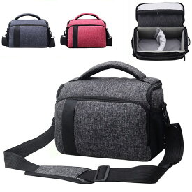 NIKON(ニコン) Z fc / Z f 収納バッグ 手提げ ショルダーバッグ ショルダーストラップ付き カメラ レンズ収納対応 カメラケース カメラバッグ 肩掛け かばん 間仕切り付き おすすめ カメラバッグ 女子 かわいい 男子 男女兼用 Z 7II / Z 6II / Z 5 / Z fc / Z 50 / Z 30