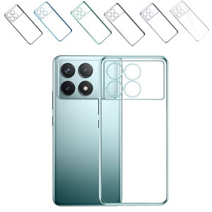 POCO X6 Pro �P�[�X �ϏՌ��J�o�[ �J�����ی삠�� �N���A ���� ���b�L TPU �\�t�g�P�[�X �X�g���b�v�� ���� �V���I�~ Xiaomi POCO X6 �v�� �������� ������� �X�}�[�g�t�H��/�X�}�t�H/�X�}�z�P�[�X/