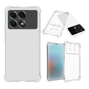 POCO X6 Pro �N���A�P�[�X �ϏՌ� �J�o�[ �N���A ���� TPU �p �ی� �R�[�i�[�o���p�[ �V���v�� �w�ʃP�[�X �\�t�g�P�[�X/�J�o�[ ���� �V���I�~ Xiaomi POCO X6 �v�� �X�g���b�v�� �A���h���C�h ������