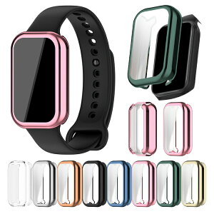 Xiaomi Smart Band 8 Active �P�[�X �J�o�[ ���b�L / �N���A �t���ی� �t�B������� �ی�P�[�X/�J�o�[ �V���I�~ �X�}�[�g �o���h8 �A�N�e�B�u TPU �ϏՌ��P�[�X/�J�o�[ �\�t�g�P�[�X �V���I�~�[
