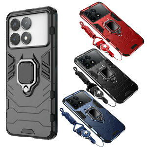 POCO X6 pro �P�[�X �ϏՌ� �J�o�[ ��̌^�X�}�z�����O�t�� �X�^���h�@�\ �����O�t�� �l�b�N�X�g���b�v�t�� 2�d�\�� �X�g���b�v�z�[���t�� ���� �V���I�~ Xiaomi POCO X6 �v�� �A���h���C�h �X�}�[