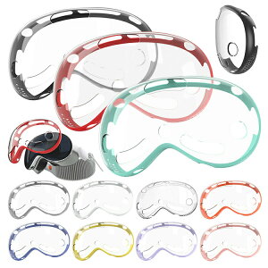 Apple Vision Pro �N���A�P�[�X �ϏՌ� �J�o�[ �N���A ���� ���b�L TPU + �v���X�`�b�N �A�b�v�� VR / AR �ϏՌ��P�[�X �ϏՌ��J�o�[ �������� �G���K���g ������� �r�W�����v��